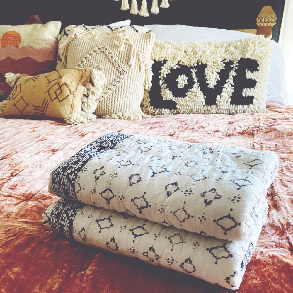 Urban Outfitters Pair of Euro Shams